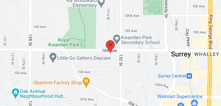 map of 13150 104 AVENUE